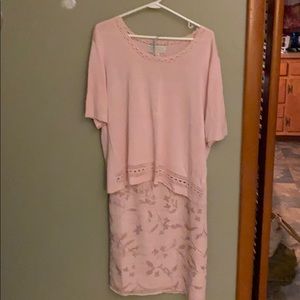 Skirt and dressy top